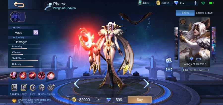 ❗️Pharsa - Wings of Heaven | 20% OFF In-game value❗️